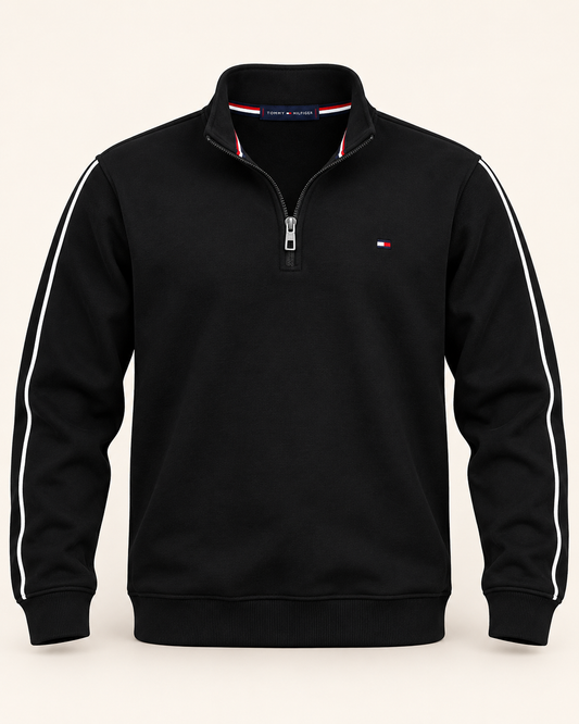 Track Half Zip - Black