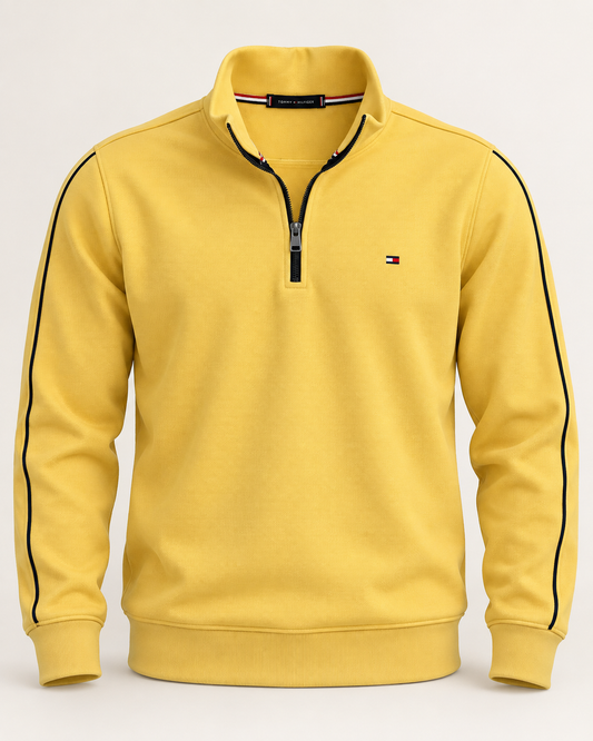 Track Half Zip - Yellow