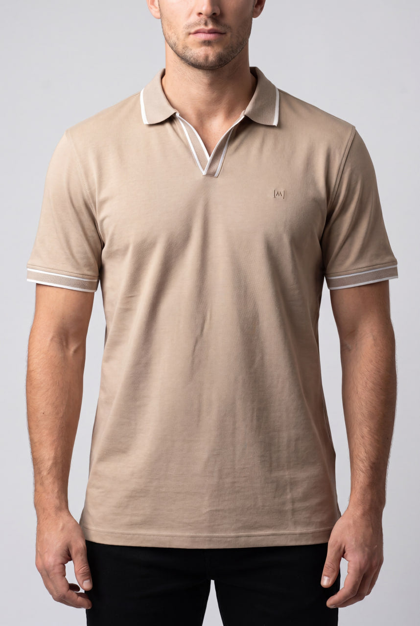 Signature Edge Polo - Beige